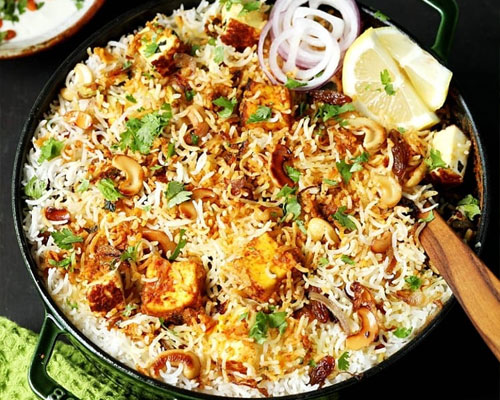 Vijayawada Paneer Biryani (V)