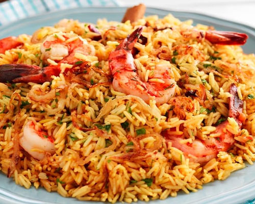 Shrimp Biriyani
