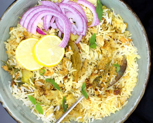 Vegetable Kheema Biriyani (V)