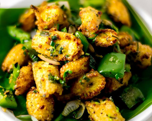 Curry Leaf Baby Corn